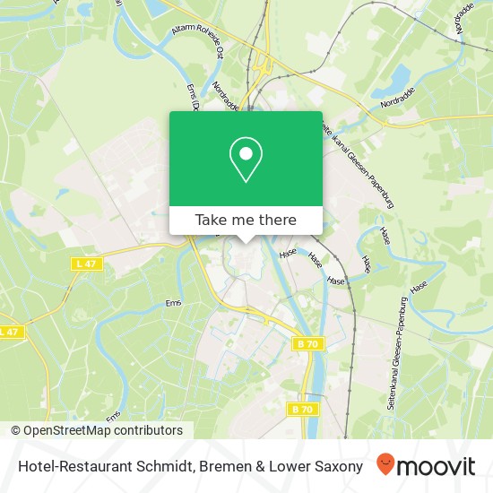 Карта Hotel-Restaurant Schmidt