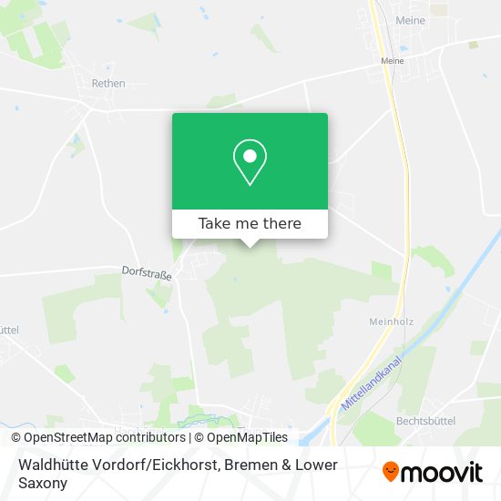 Waldhütte Vordorf/Eickhorst map