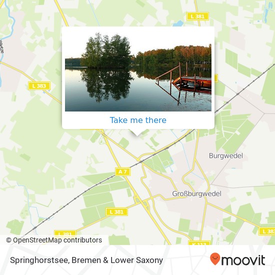 Springhorstsee map