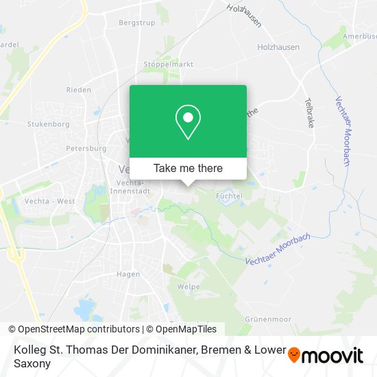 Kolleg St. Thomas Der Dominikaner map