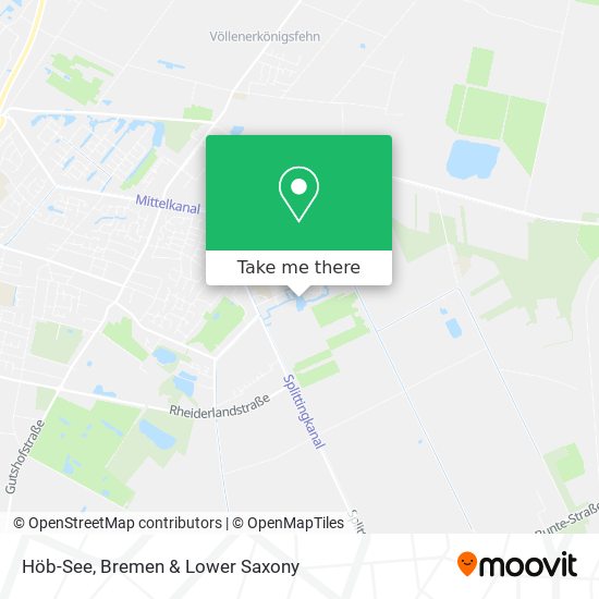 Höb-See map