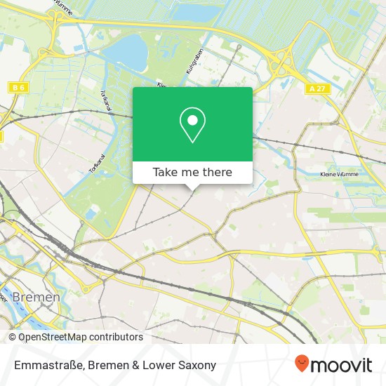 Emmastraße map