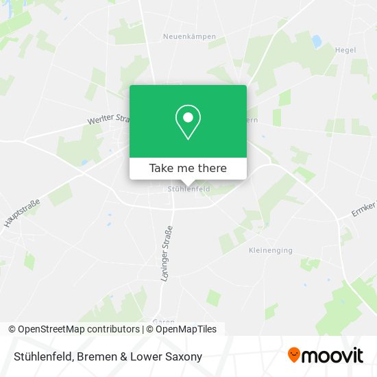 Stühlenfeld map