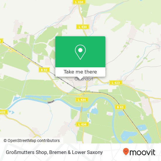 Großmutters Shop map