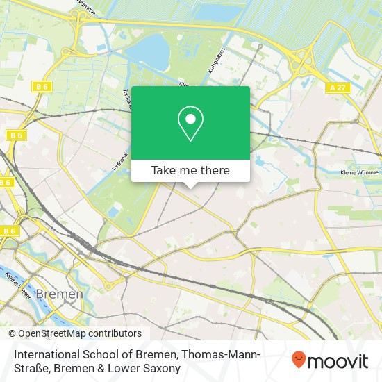 International School of Bremen, Thomas-Mann-Straße map