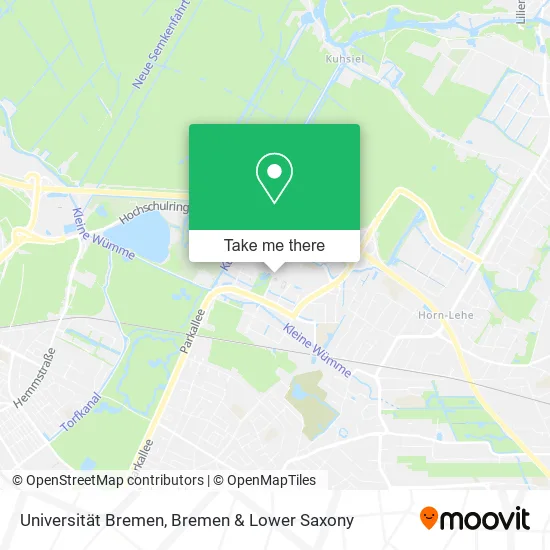Universität Bremen map