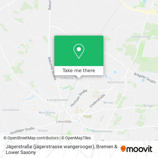 Jägerstraße (jägerstrasse wangerooger) map