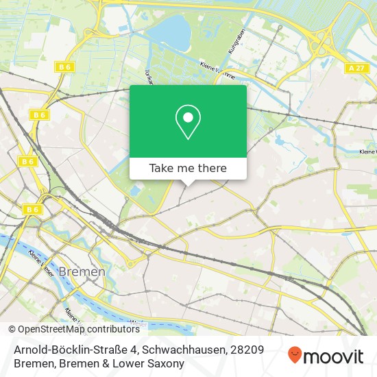 Arnold-Böcklin-Straße 4, Schwachhausen, 28209 Bremen map