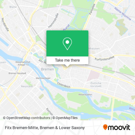 Fitx Bremen-Mitte map