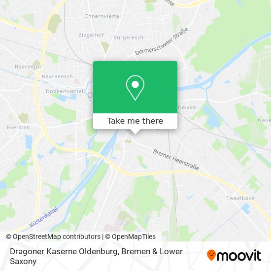 Dragoner Kaserne Oldenburg map