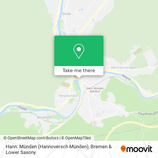 Hann. Münden (Hannoversch Münden) map