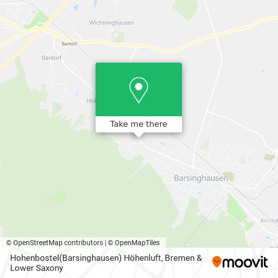 Hohenbostel(Barsinghausen) Höhenluft map