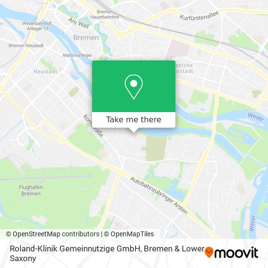 Roland-Klinik Gemeinnutzige GmbH map