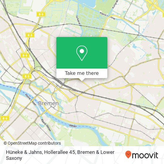 Hüneke & Jahns, Hollerallee 45 map