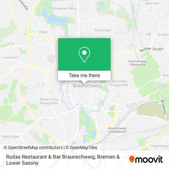 Rudas Restaurant & Bar Braunschweig map