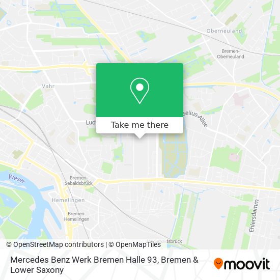Mercedes Benz Werk Bremen Halle 93 map