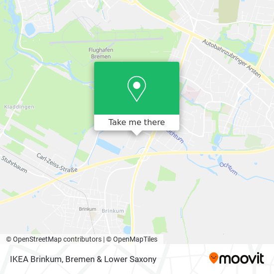 IKEA Brinkum map
