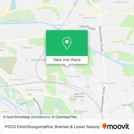 POCO Einrichtungsmärkte map