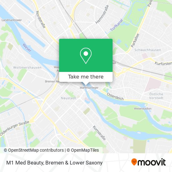 M1 Med Beauty map