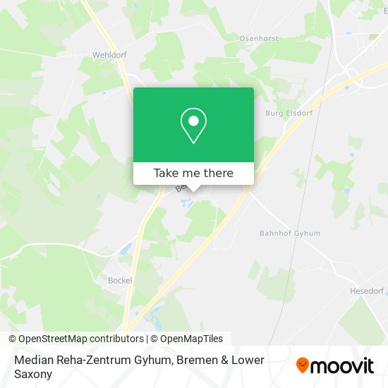Median Reha-Zentrum Gyhum map