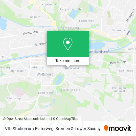 VfL-Stadion am Elsterweg map