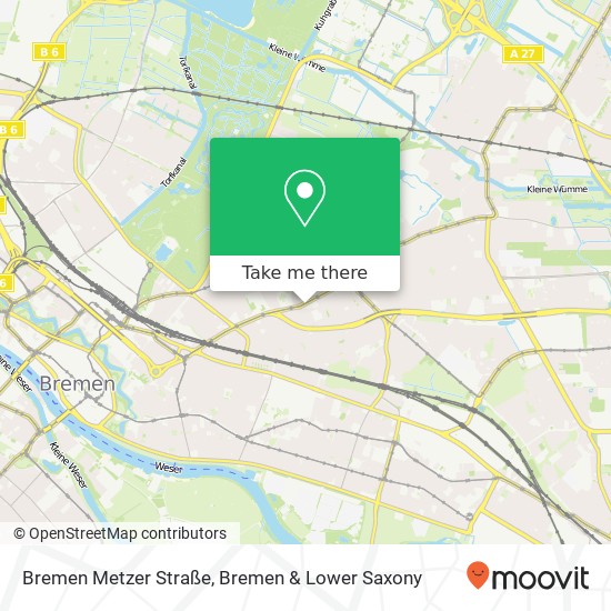 Bremen Metzer Straße map