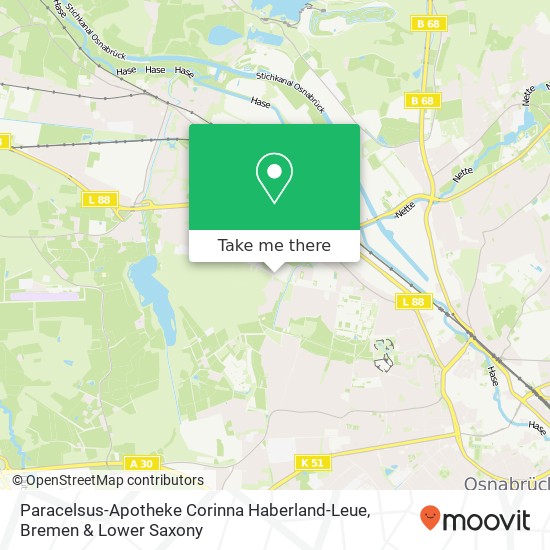 Paracelsus-Apotheke Corinna Haberland-Leue map