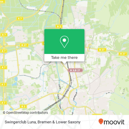 Swingerclub Luna map