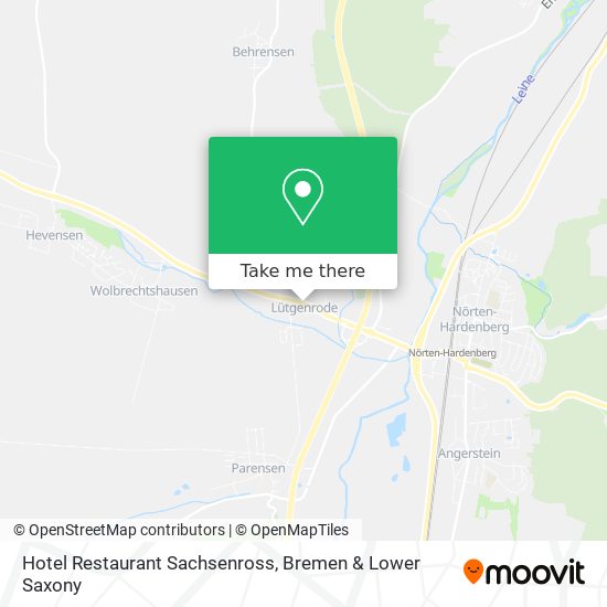 Hotel Restaurant Sachsenross map