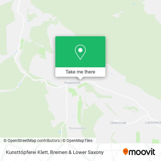 Kunsttöpferei Klett map