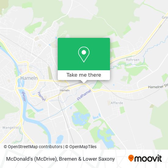 McDonald's (McDrive) map