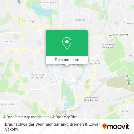 Карта Braunschweiger Weihnachtsmarkt