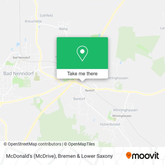 McDonald's (McDrive) map