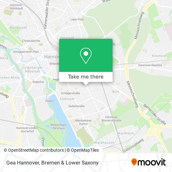 Gea Hannover map