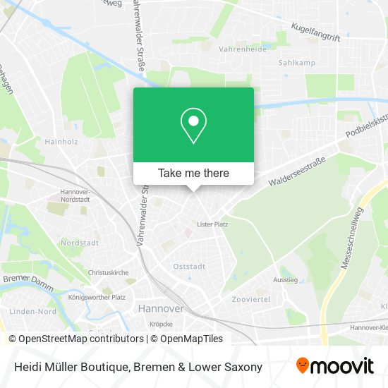 Heidi Müller Boutique map