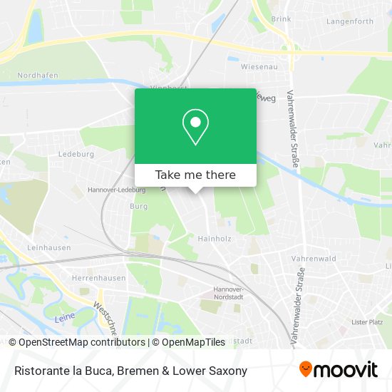 Ristorante la Buca map