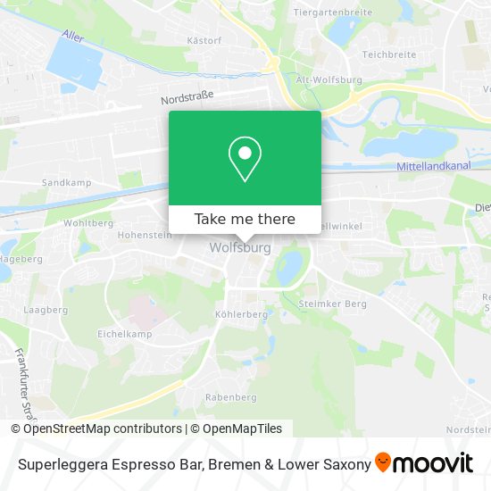 Superleggera Espresso Bar map
