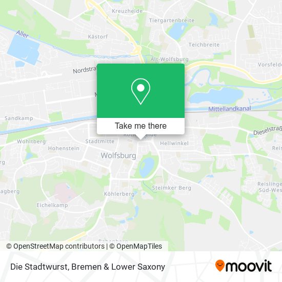 Die Stadtwurst map