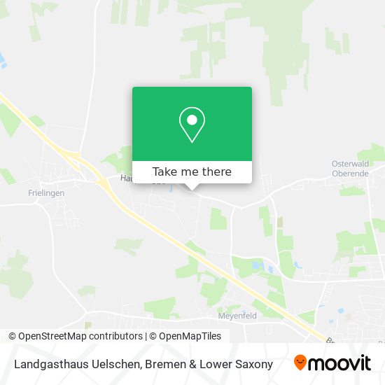 Landgasthaus Uelschen map
