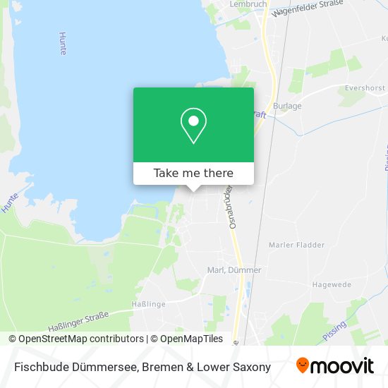 Fischbude Dümmersee map