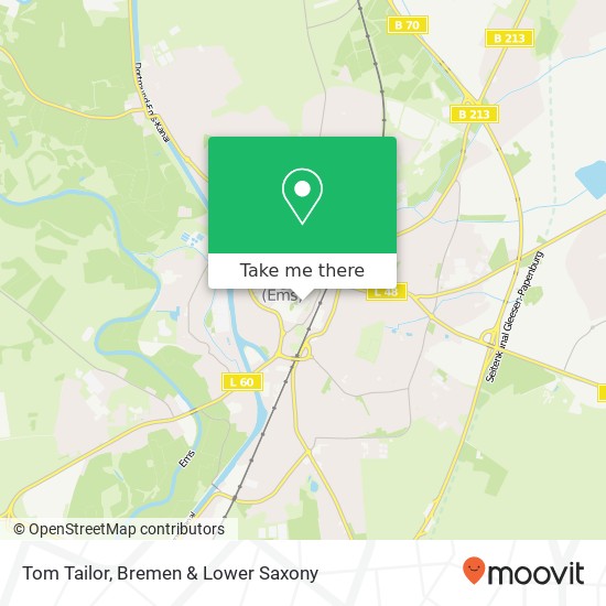 Карта Tom Tailor, Marienstraße 14 49808 Lingen (Ems)