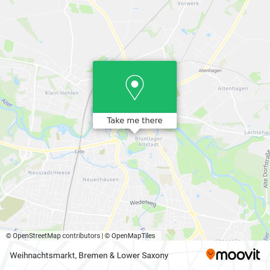 Weihnachtsmarkt map