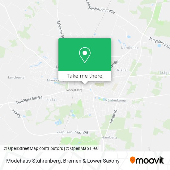 Modehaus Stührenberg map