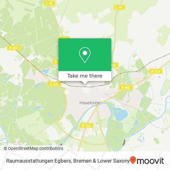 Карта Raumausstattungen Egbers, Gartenstraße 7 49740 Haselünne