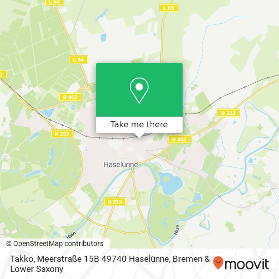 Takko, Meerstraße 15B 49740 Haselünne map