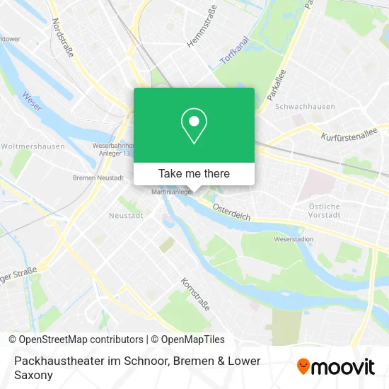 Карта Packhaustheater im Schnoor