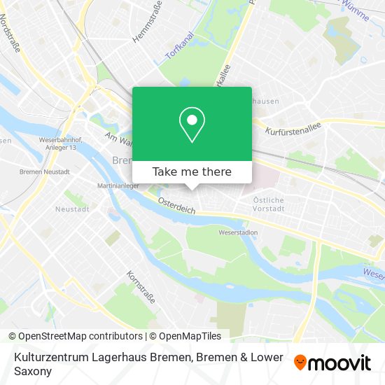 Карта Kulturzentrum Lagerhaus Bremen
