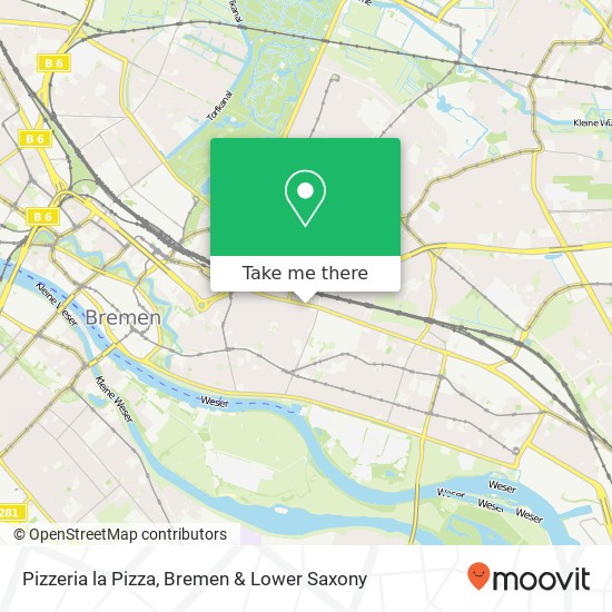 Pizzeria la Pizza, Bismarckstraße 141 Östliche Vorstadt, 28203 Bremen map