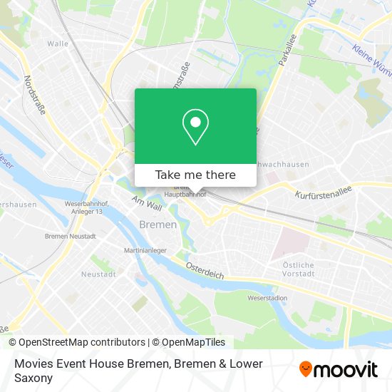 Movies Event House Bremen map
