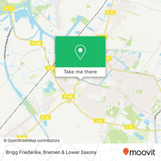 Brigg Friederike map